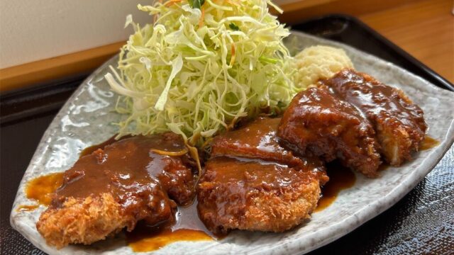 【高浜市】焼とんかつ とんらく 薄衣でお肉の旨みバッチリなヒレカツ定食を堪能