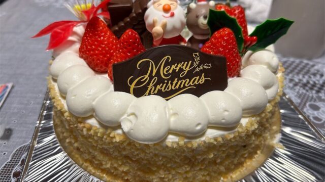 【西尾市】アンジェロのクリスマスケーキが可愛かった